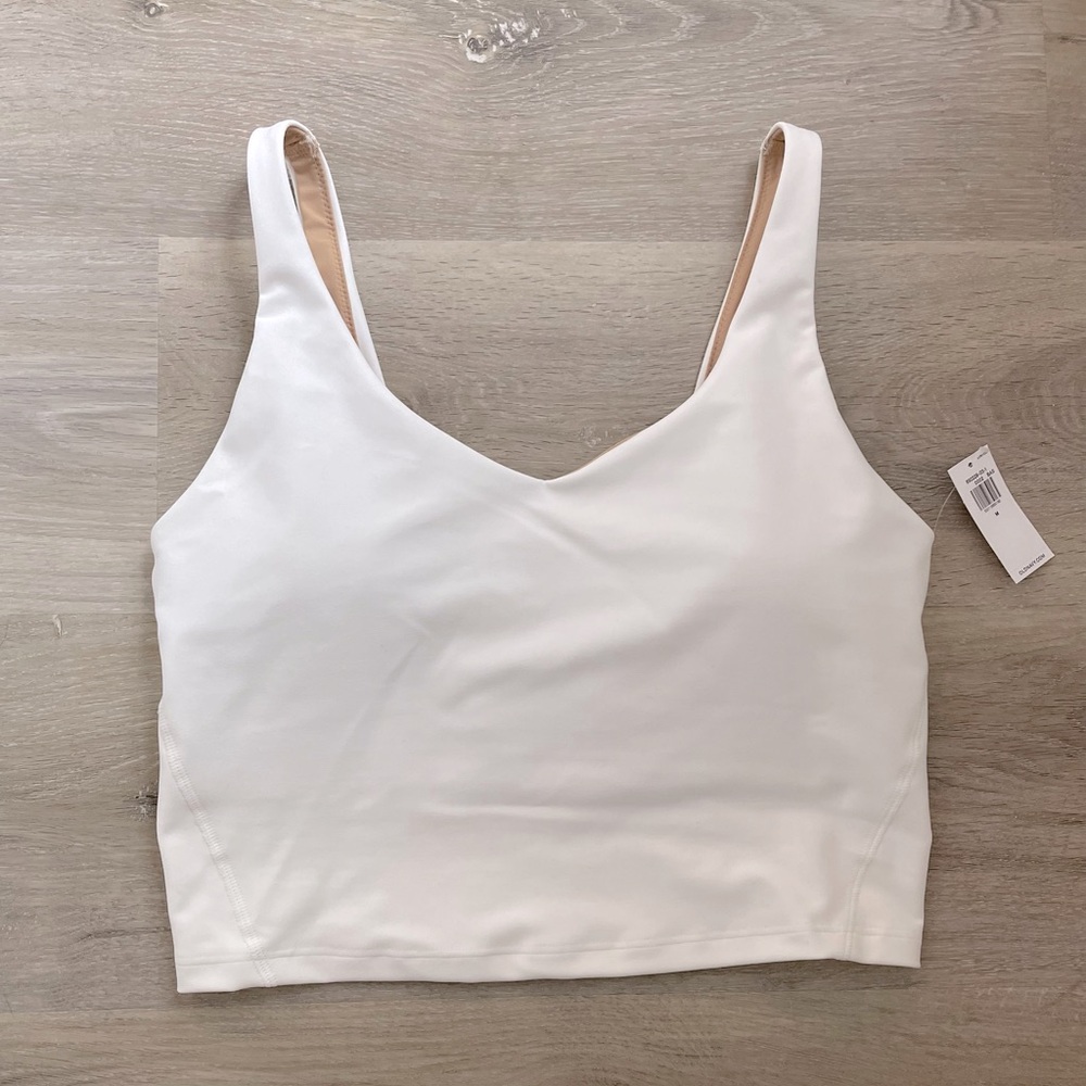 Old Navy Women's White V-Neck bra Top